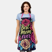 ギフトラグジュアリーフローラ人気があるコレクション エプロン (着用した状態)