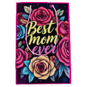 ギフトラグジュアリーフローラ人気があるコレクション ミディアムペーパーバッグ (正面)