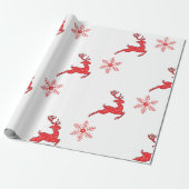 ギフトラッパー – トナカイ ラッピングペーパー (アンロールド)