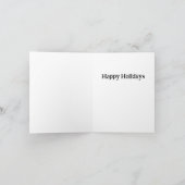 ギフトラッピングされたクリスマスモンスター シーズンカード (内部)