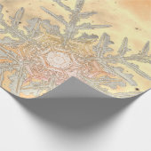 ギフトラッピングウィルソンBENTLEY SNOWFLAKS SUNSET ラッピングペーパー (角)