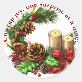 ギフトラッピングシール ラウンドシール