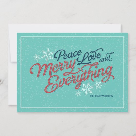 ギフトラッピングスクリプト ホリデーカード (正面)