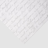 ギフトラッピングティッシュペーパーヴィンテージフランスのスクリプト 薄葉紙 (詳細)