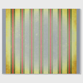 ギフトラッピング動揺してヴィンテージストライプ ラッピングペーパー (フラット)