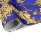 ギフトラッピング用の美しい花柄紙 ラッピングペーパー (ロールコーナー)