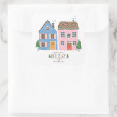 ギフトラッピング用クリスマスシール スクエアシール (バッグ)