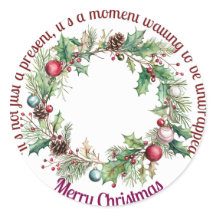 ギフトラッピング用シール