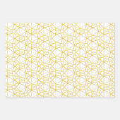 ギフトラッピング紙エレガントを3つ設モダン定 ラッピングペーパーシート (正面)