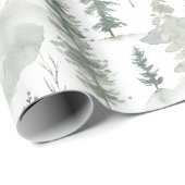 ギフトラッピング紙素朴フォレストマウンテンキャビン ラッピングペーパー (ロールコーナー)