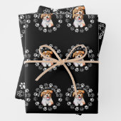 ギフトラッピング紙 – ワールド最高のズドッグパパ ラッピングペーパーシート (インサイチュ)