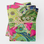 ギフトラップきらきら光るの豊富 ラッピングペーパーシート (インサイチュ)