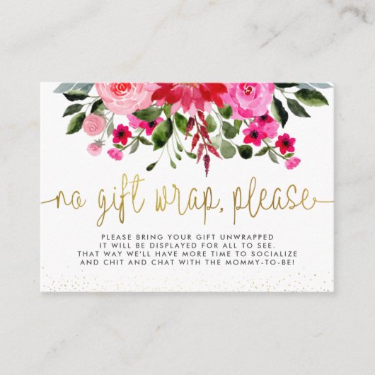 ギフトラップなしシャワーエンクロージャカード エンクロージャーカード (正面)