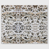 ギフトラップエル転がク〔雄ジカの〕枝角 ラッピングペーパー (フラット)