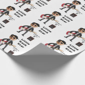 ギフトラップキッズギター誕生日 ラッピングペーパー (角)