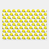 ギフトラップセット – ハミングバードシルエット ラッピングペーパーシート (正面3)