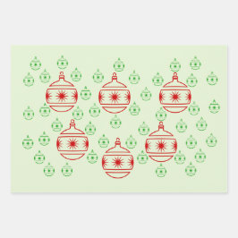 ギフトラップセット – ラウンドツリーオーナメント ラッピングペーパーシート