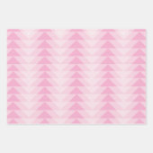 ギフトラップセット – 重複する三角形 ラッピングペーパーシート (正面2)