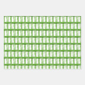 ギフトラップセット – 3色で織った糸 ラッピングペーパーシート (正面3)