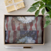 ギフトラップ用の米国国旗とイーグルの組織 薄葉紙 (ギフト)