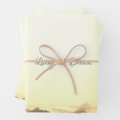 ギフトラップ結婚のロマンスデザイン ラッピングペーパーシート (インサイチュ)