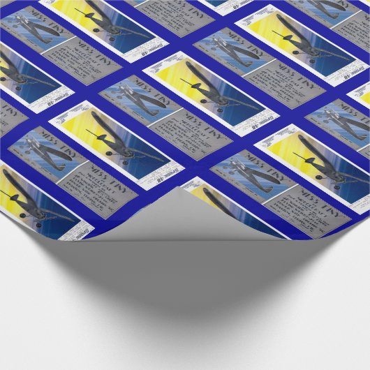 ギフトラップ – アンティークモデル飛行機 (角)