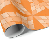 ギフトラップ – オレンジ色のダイヤモンド花びら (ロールコーナー)