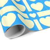 ギフトラップ – ハートキルト（青） (ロールコーナー)