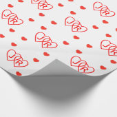 ギフトラップ – パーソナライズされたハート (角)