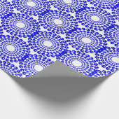 ギフトラップ – 円の青いビーズ (角)