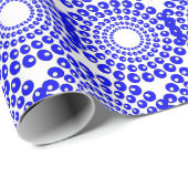 ギフトラップ – 円の青いビーズ (ロールコーナー)