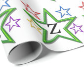 ギフトラップ – 星とイニシャル (ロールコーナー)