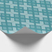 ギフトラップ – 海の緑に織り格子 (角)