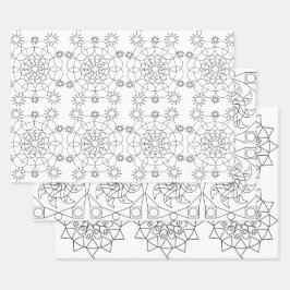 ギフトラップ – 色に3つのマンダラパターン