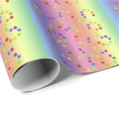 ギフトラップ – 色付きドット付き虹 (ロールコーナー)