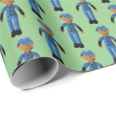 ギフトラップ – 野球のユニフォームの人形 (ロールコーナー)