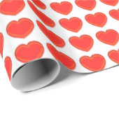 ギフトラップ – 3-D赤いハート (ロールコーナー)