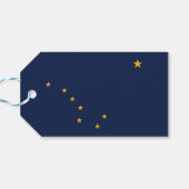ギフトラベルとアラスカ州旗 ギフトタグ (裏面横)