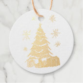 ギフトラベルとギフトの囲い フェイバータグ (正面)