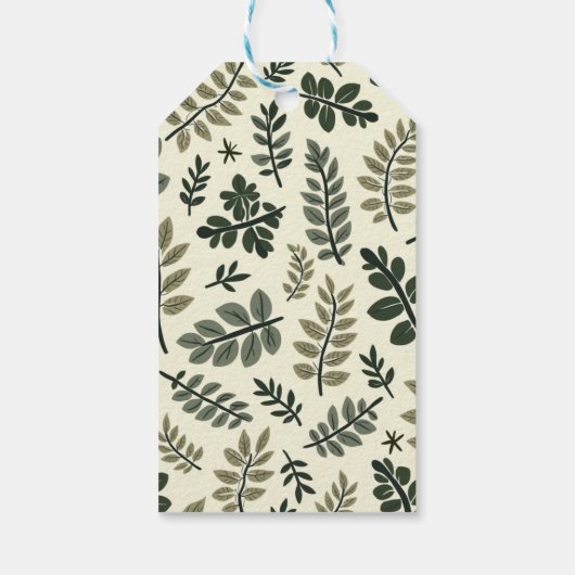 ギフトラベルとギフト用囲い ギフトタグ (裏面)