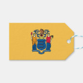 ギフトラベルとニュージャージー州旗州,アメリカ ギフトタグ (正面(横))