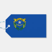 ギフトラベルとネバダ州旗州 ギフトタグ (裏面横)