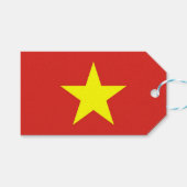 ギフトラベルとベトナム国旗 ギフトタグ (正面(横))