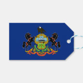 ギフトラベルとペンシルバニア州旗州,アメリカ ギフトタグ (正面(横))