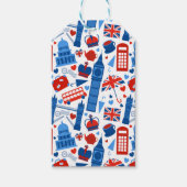 ギフトラベルのシンボルのロンドン ギフトタグ (正面)