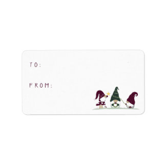 ギフトラベルへ/ギフトラベルから：かわいいコテージコア格言ラベル ラベル