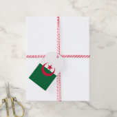 ギフトラベルアルジェリア国旗 ギフトタグ (より糸付き)