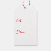 ギフトラベルイースターダッキー（アヒルちゃん）ヴィンテージ ギフトタグ (裏面)