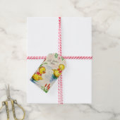 ギフトラベルイースターダッキー（アヒルちゃん）ヴィンテージ ギフトタグ (より糸付き)