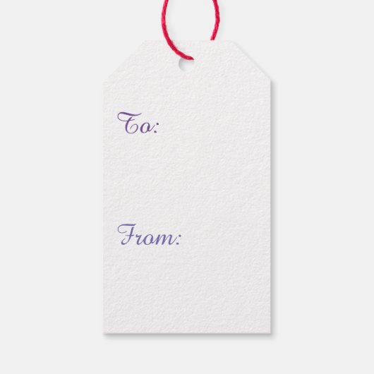 ギフトラベルイースター蝶カスタムイニシャル ギフトタグ (裏面)